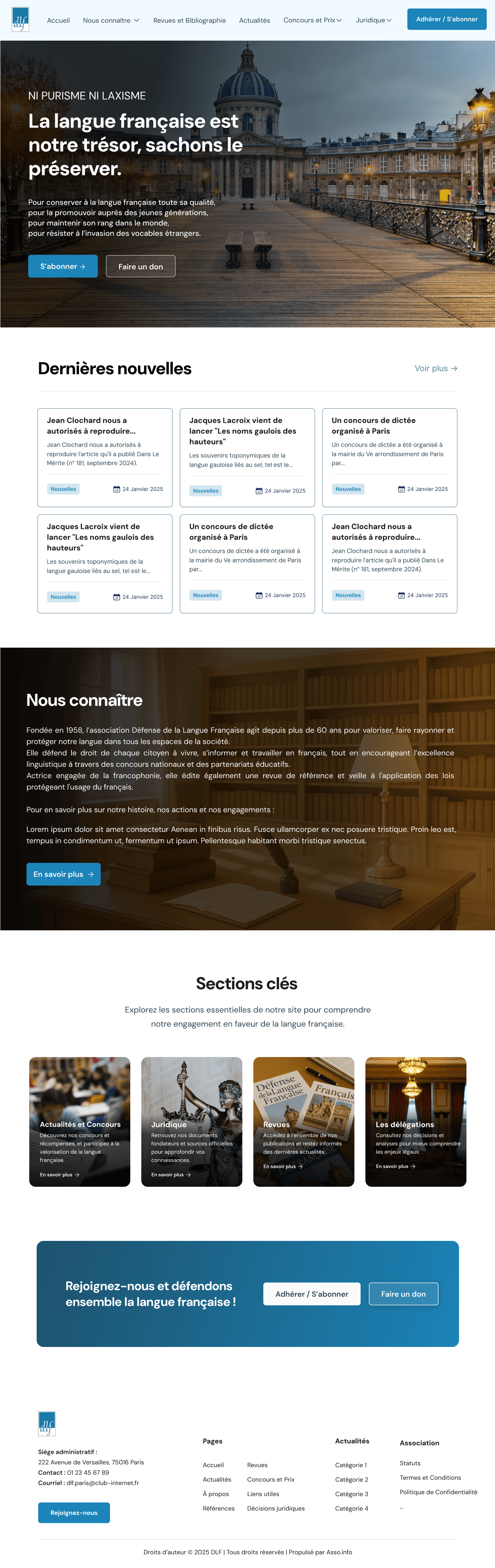 Défense de la langue française - 1